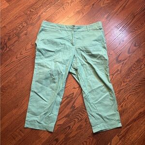 LOFT  Original Crop Mint Green